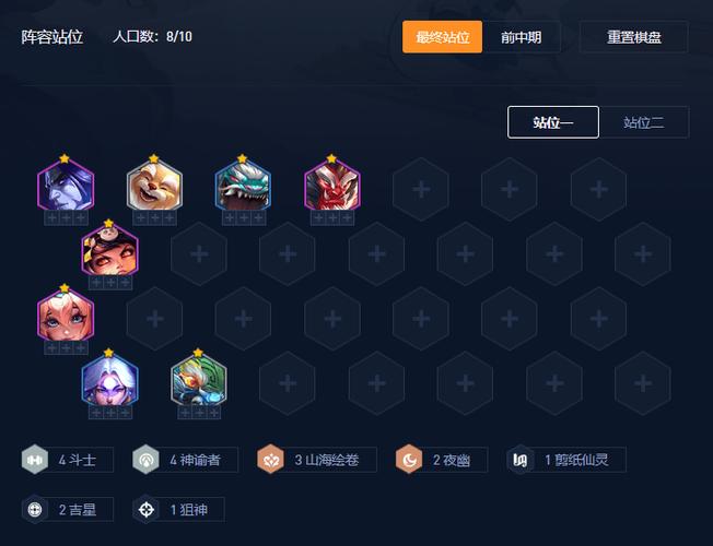 金铲铲上分阵容装备站位，金铲铲上分技巧？