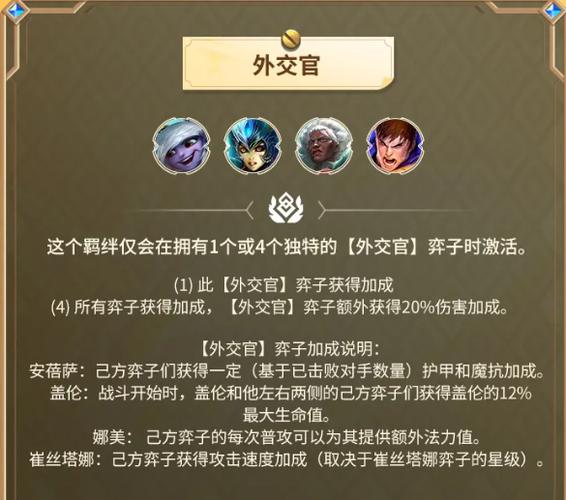 金铲铲为啥要凑羁绊,金铲铲各个羁绊?