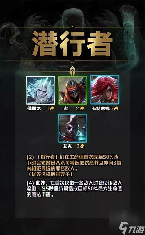 金铲铲s9羁绊介绍,金铲铲各羁绊效果