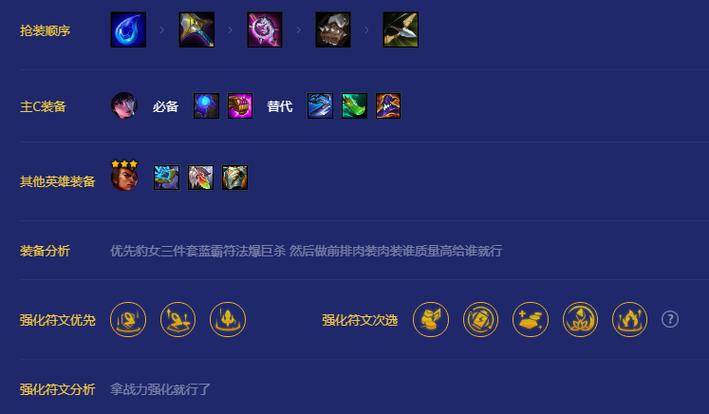 金铲铲之战t0上分阵容奈德丽，金铲铲之战 t0