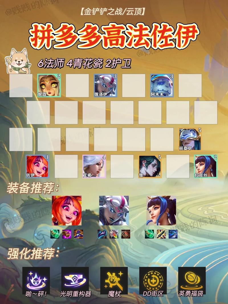 金铲铲风女的海克斯强化，金铲铲4海克斯阵容搭配？
