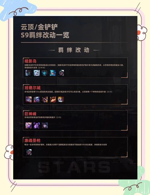 金铲铲s9羁绊标志，金铲铲羁绊怎么弄