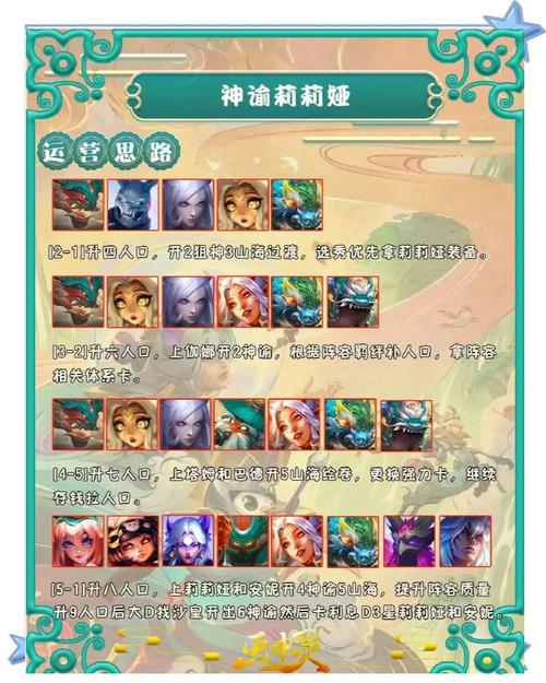 金铲铲地区羁绊搭配,金铲铲羁绊搭配一览图s6