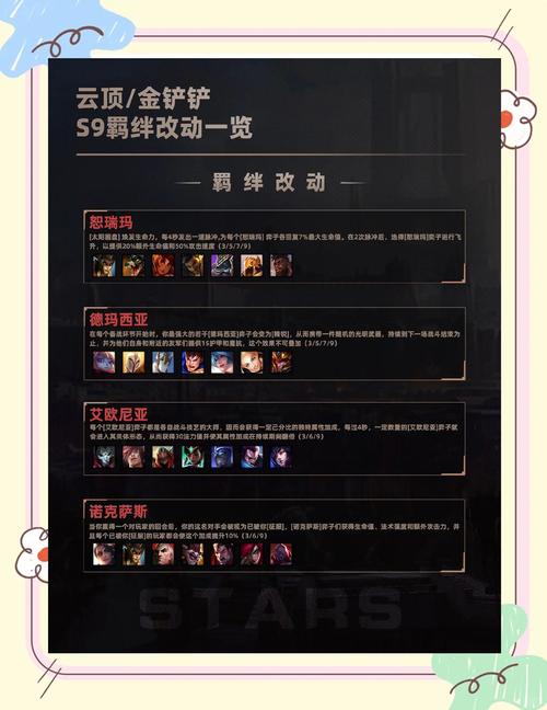 金铲铲s9羁绊对战？金铲铲之战羁绊？