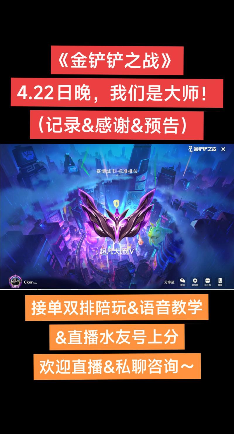 金铲铲上分大师上分阵容，金铲铲大师段位什么水平