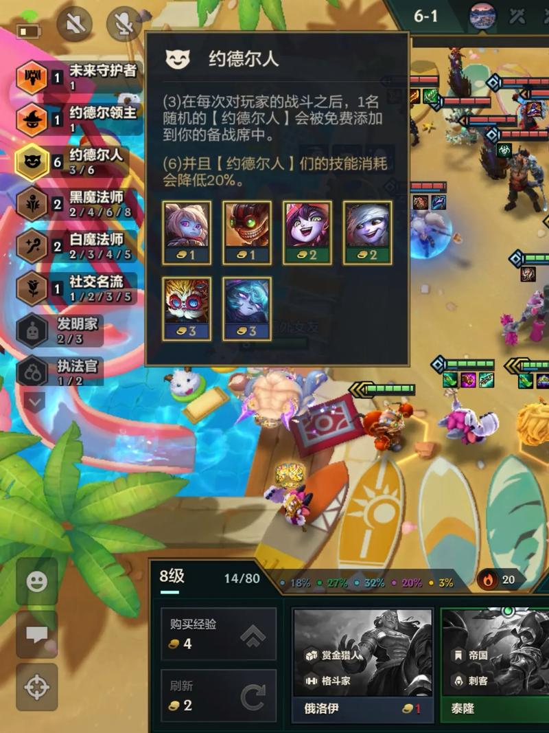 金铲铲之战t0上分阵容4约德尔，金铲铲 6约德尔？