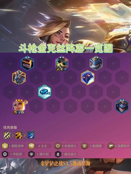 金铲铲之战海克斯枪给谁，金铲铲4海克斯科技装备
